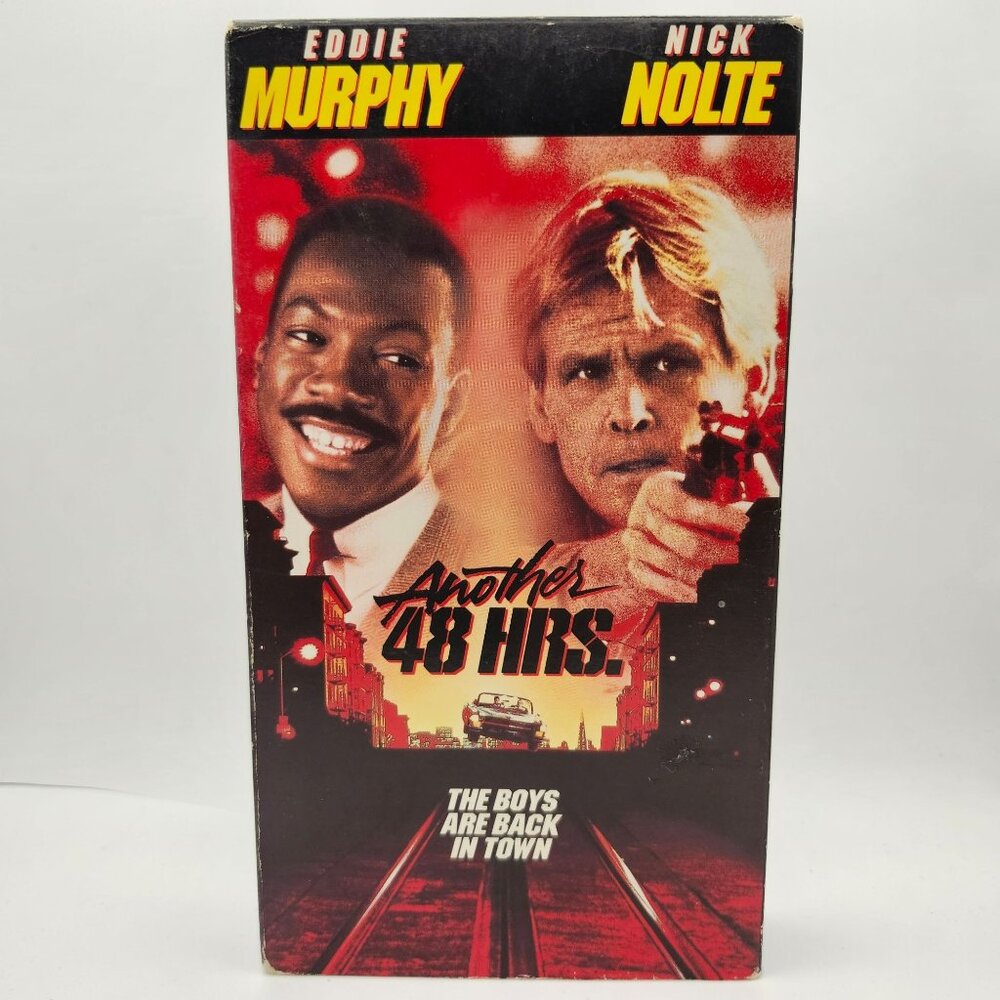 Another 48 Hrs VHS 1990 Paramount Pictures Eddie Murphy Nick Nolte Action Comedy